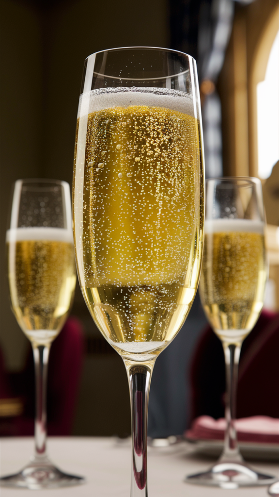 Fun Facts About the United Kingdom🇬🇧 1 English champagne in a restaurant