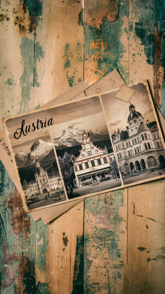 Old Austrian postcard