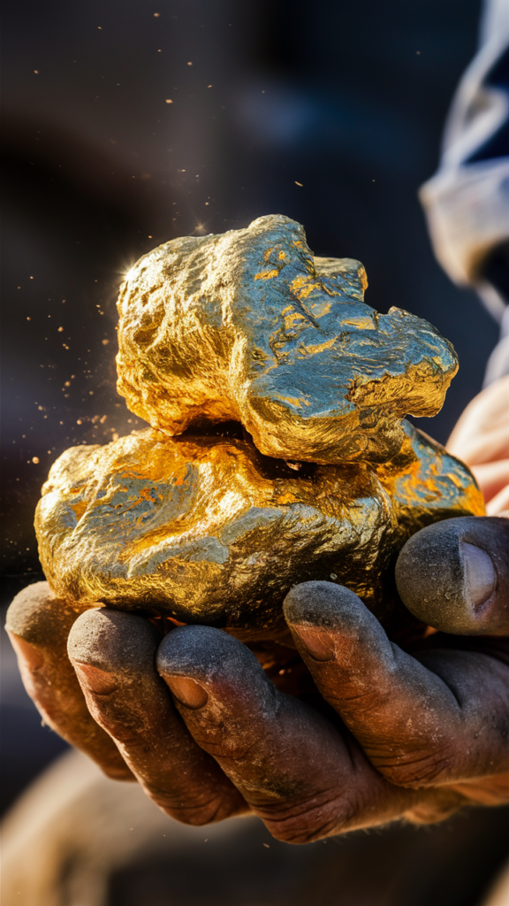 Fun Facts About Peru🇵🇪 2 gold in a worker's hand