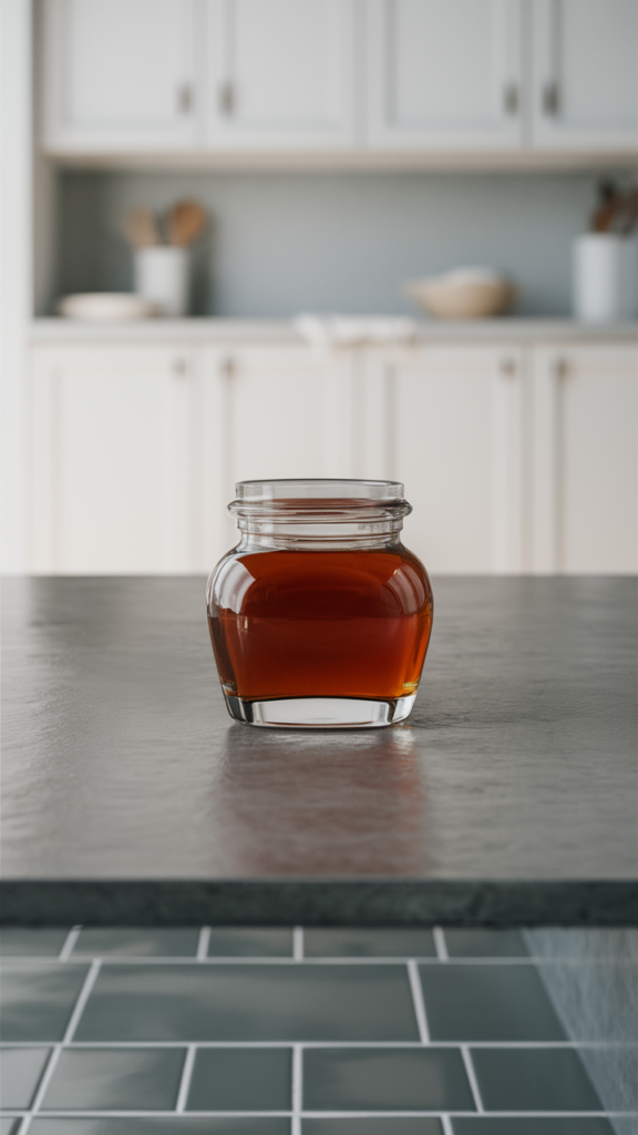 maple syrup from Canada in the kitchen